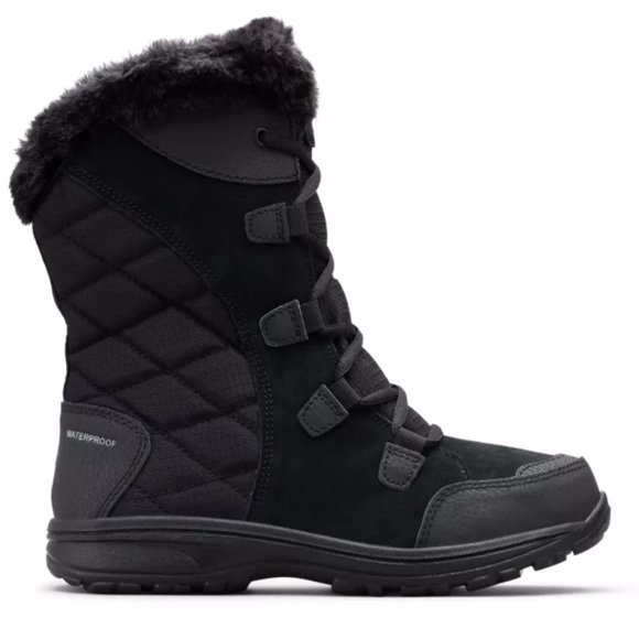 NEW Columbia Women’s Ice Maiden™ II Waterproof Leather Boot Size 6 black - Picture 1 of 1